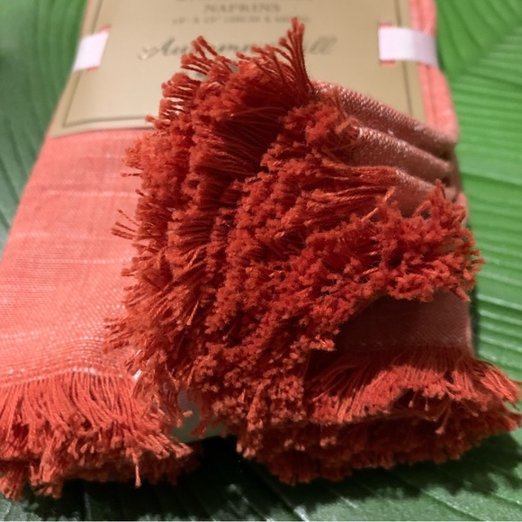 Autumn Hill Set of 6 100% Cotton Placemats NWT 19”x19” - Picture 5 of 6